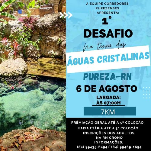 evento: 1º DESAFIO NA TERRA DAS ÁGUAS CRISTALINAS 